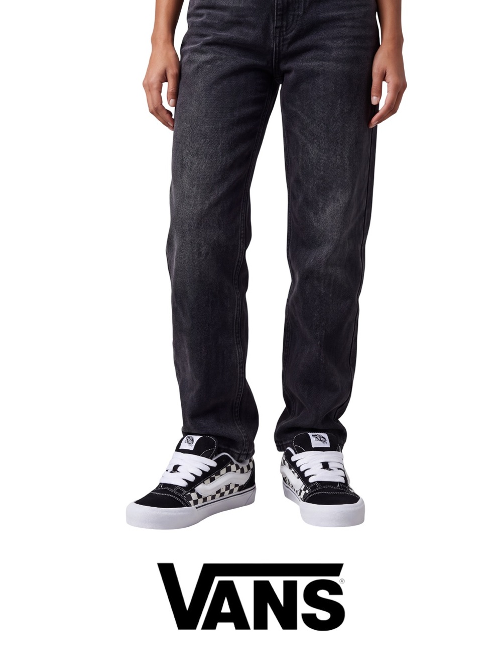 Vans Knu Skool Checkerboard Black White NIB - Multiple Sizes Available - Picture 5 of 14